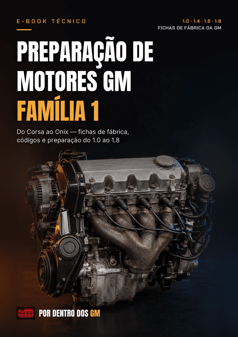 Capa do e-book Preparação de Motores GM Família 1